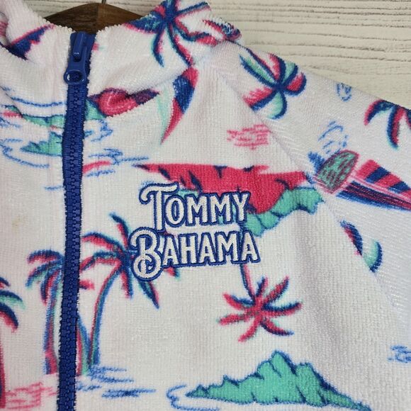 Tommy Bahama Boys Terry Cloth Swim Coverup Size S/M Ages 3-6 Nautical Beachy - Picture 6 of 11